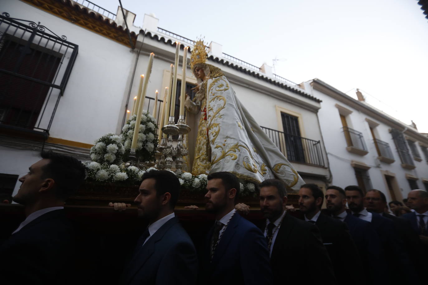El regreso de la Virgen de la Merced de Córdoba, en imágenes