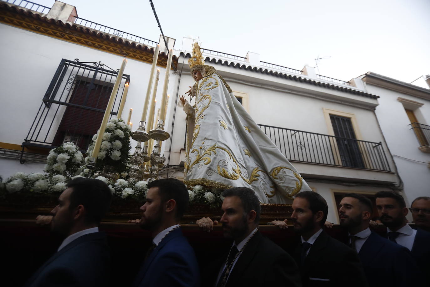 El regreso de la Virgen de la Merced de Córdoba, en imágenes