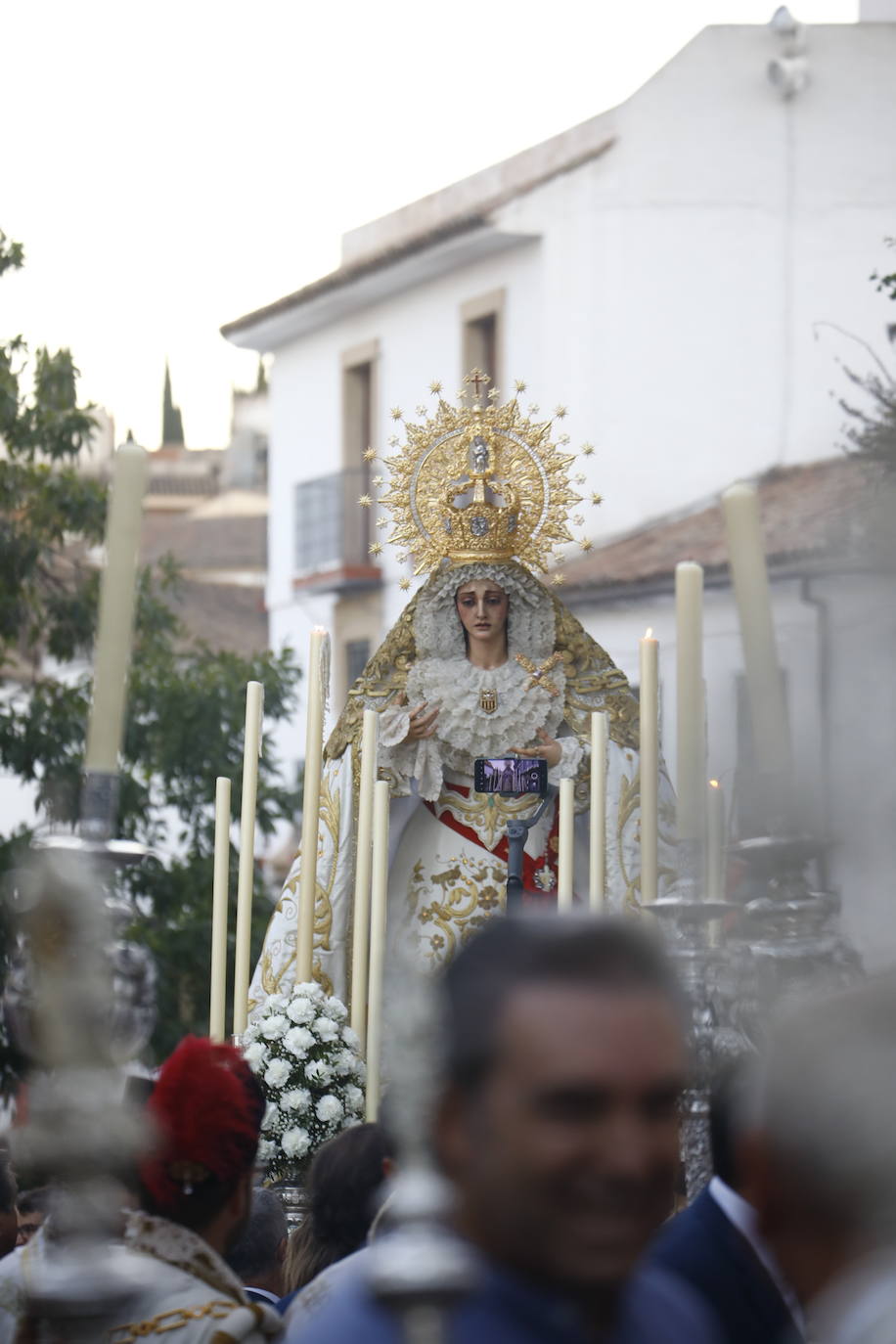 El regreso de la Virgen de la Merced de Córdoba, en imágenes