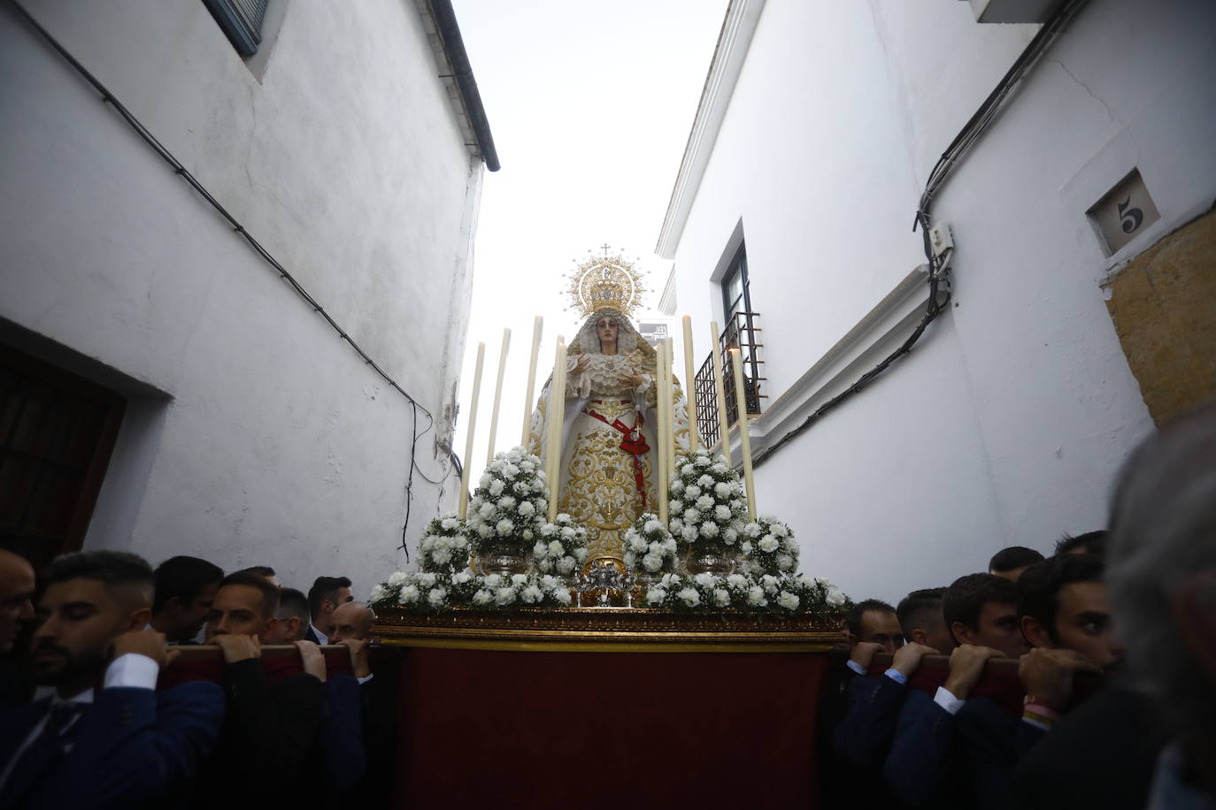 El regreso de la Virgen de la Merced de Córdoba, en imágenes