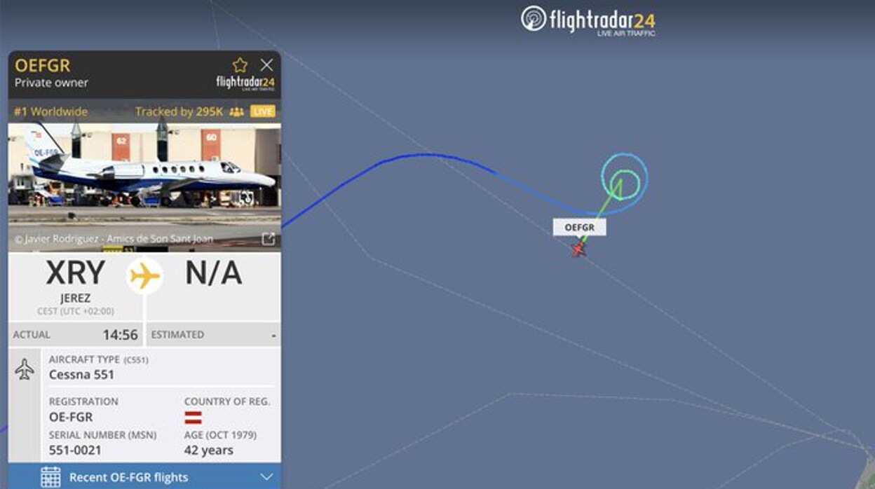 Tres adultos y una menor viajaban en el vuelo privado procedente de Jerez que se ha estrellado en el Mar Báltico