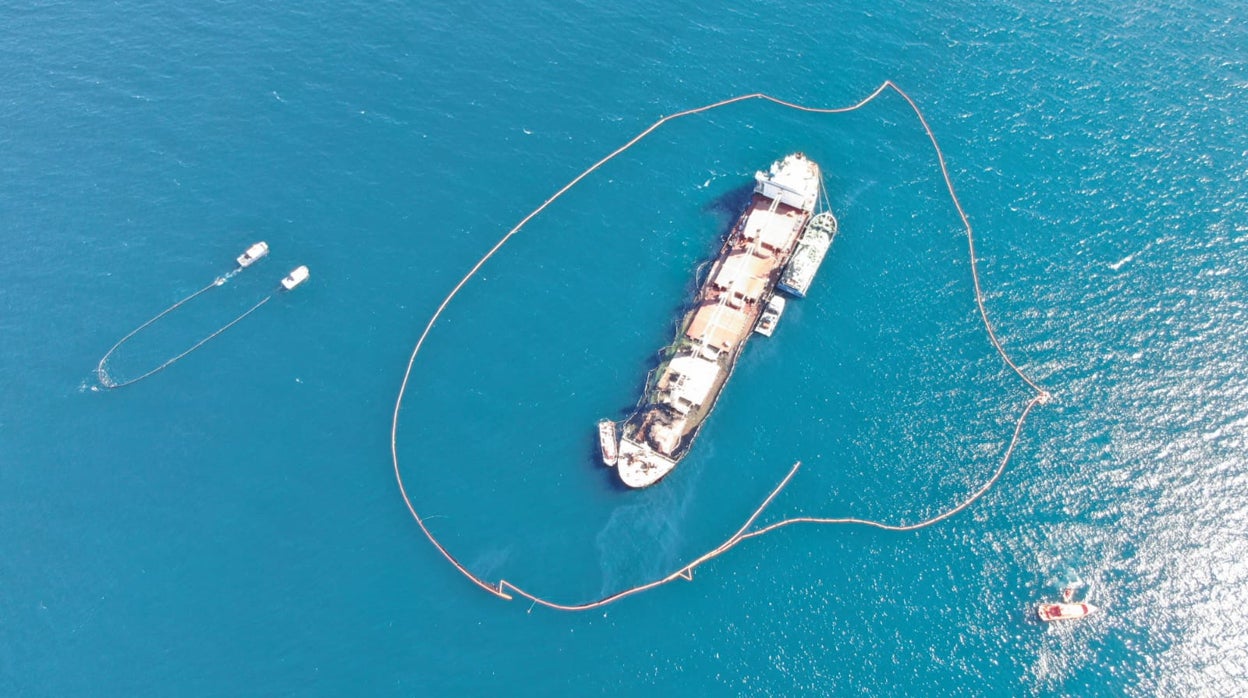 Gibraltar ya ha extraído la práctica totalidad del combustible del OS 35