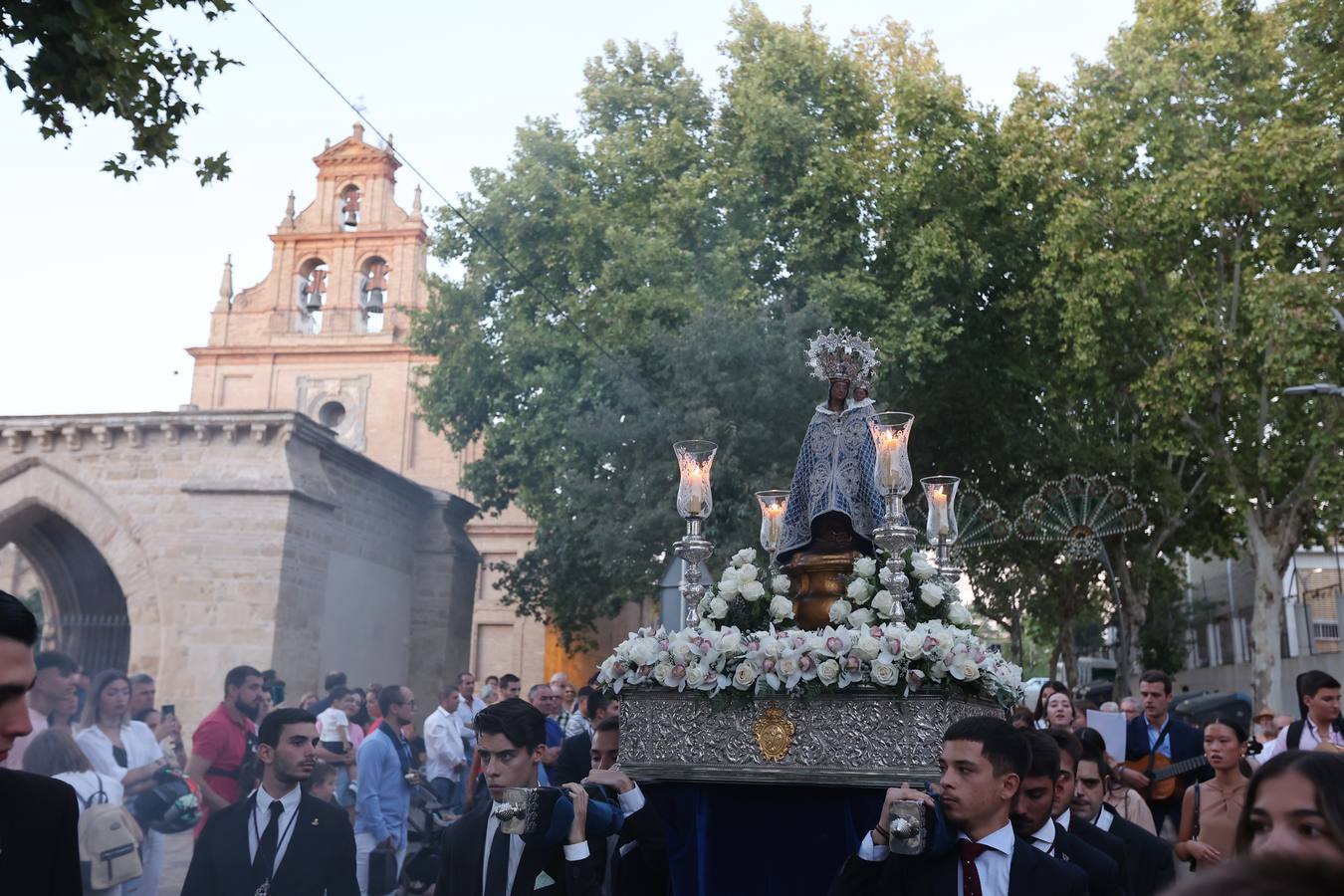 El traslado de la Virgen de la Fuensanta de Córdoba, en imágenes