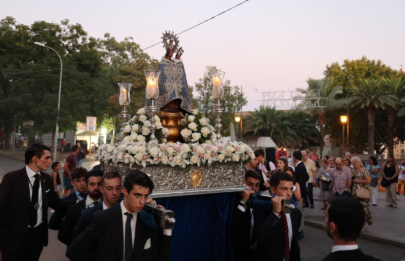 El traslado de la Virgen de la Fuensanta de Córdoba, en imágenes