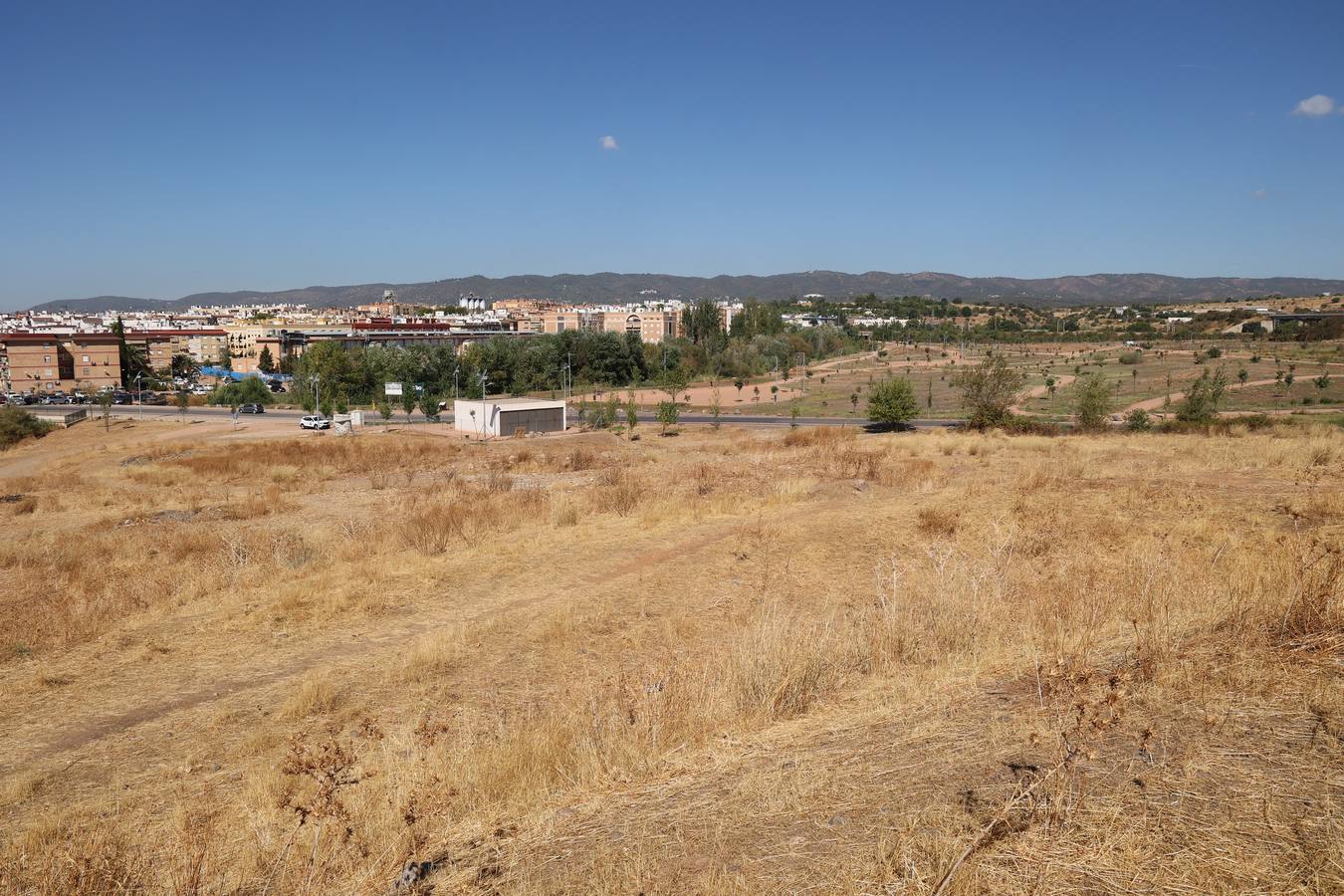 La evolución del nuevo parque de Levante de Córdoba, en imágenes