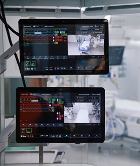 Imagen secundaria 2 - Interior de las habitaciones, con nuevos equipos tecnológicos y monitorización del paciente por vídeo