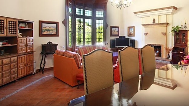 Salón de la Casa Rural Los Balcones