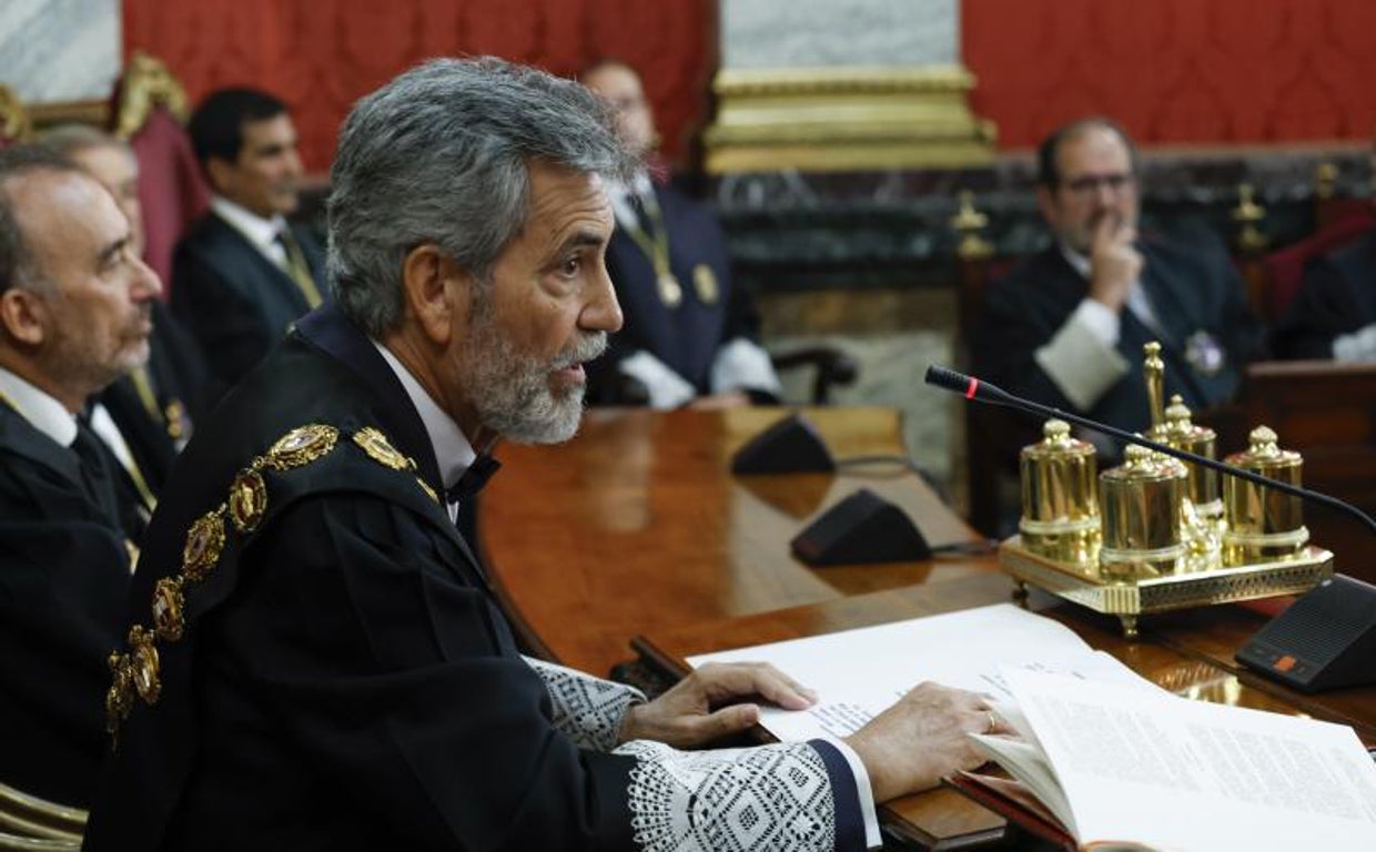 El presidente del Tribunal Supremo y del Consejo General del Poder Judicial, Carlos Lesmes