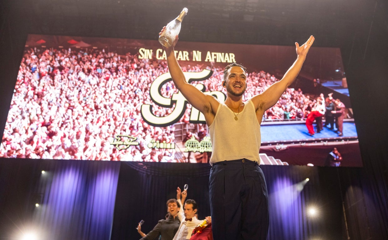 Actuación de C. Tangana en el festival Músicos en la Naturaleza en Gredos