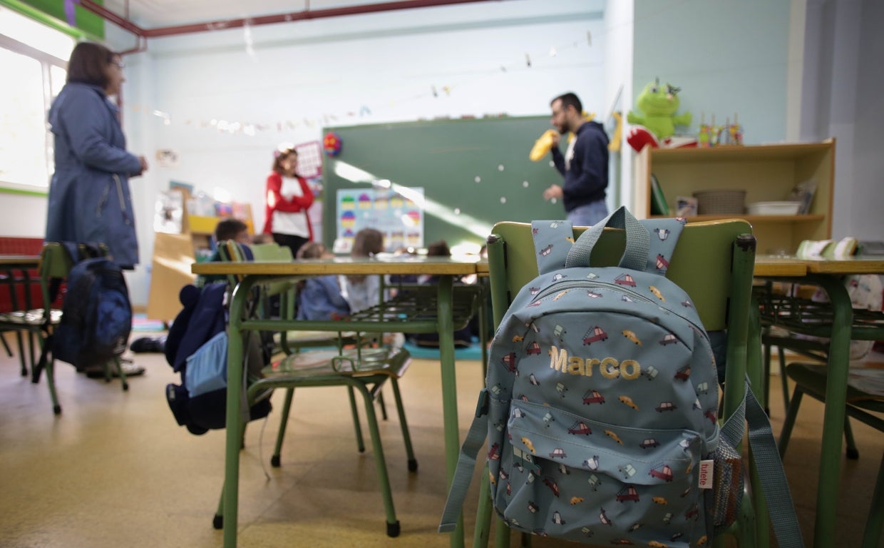 Primer día de colegio en un centro lucense