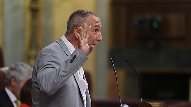 El diputado Joan Baldoví, en el Congreso de los Diputados