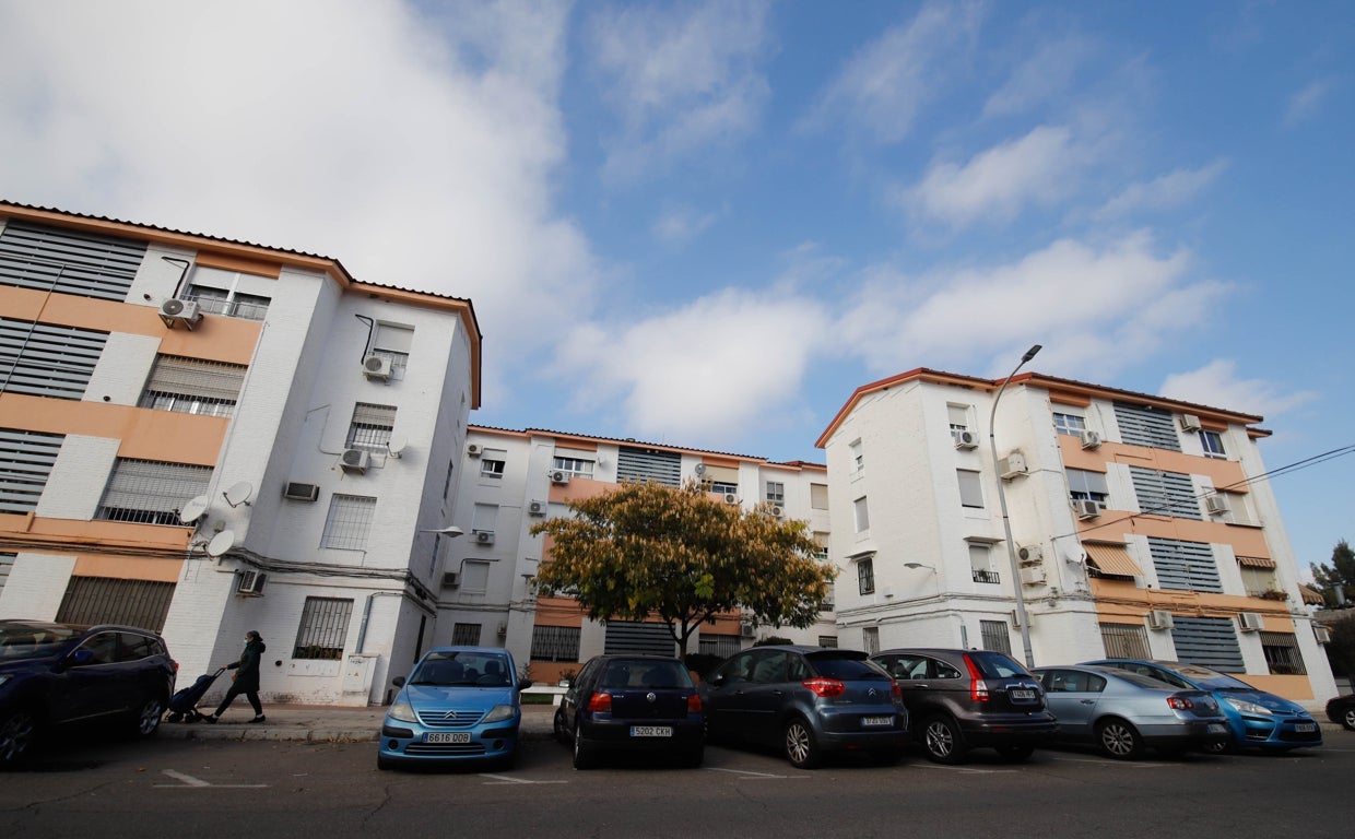 Bloques de viviendas en la zona de Santuario