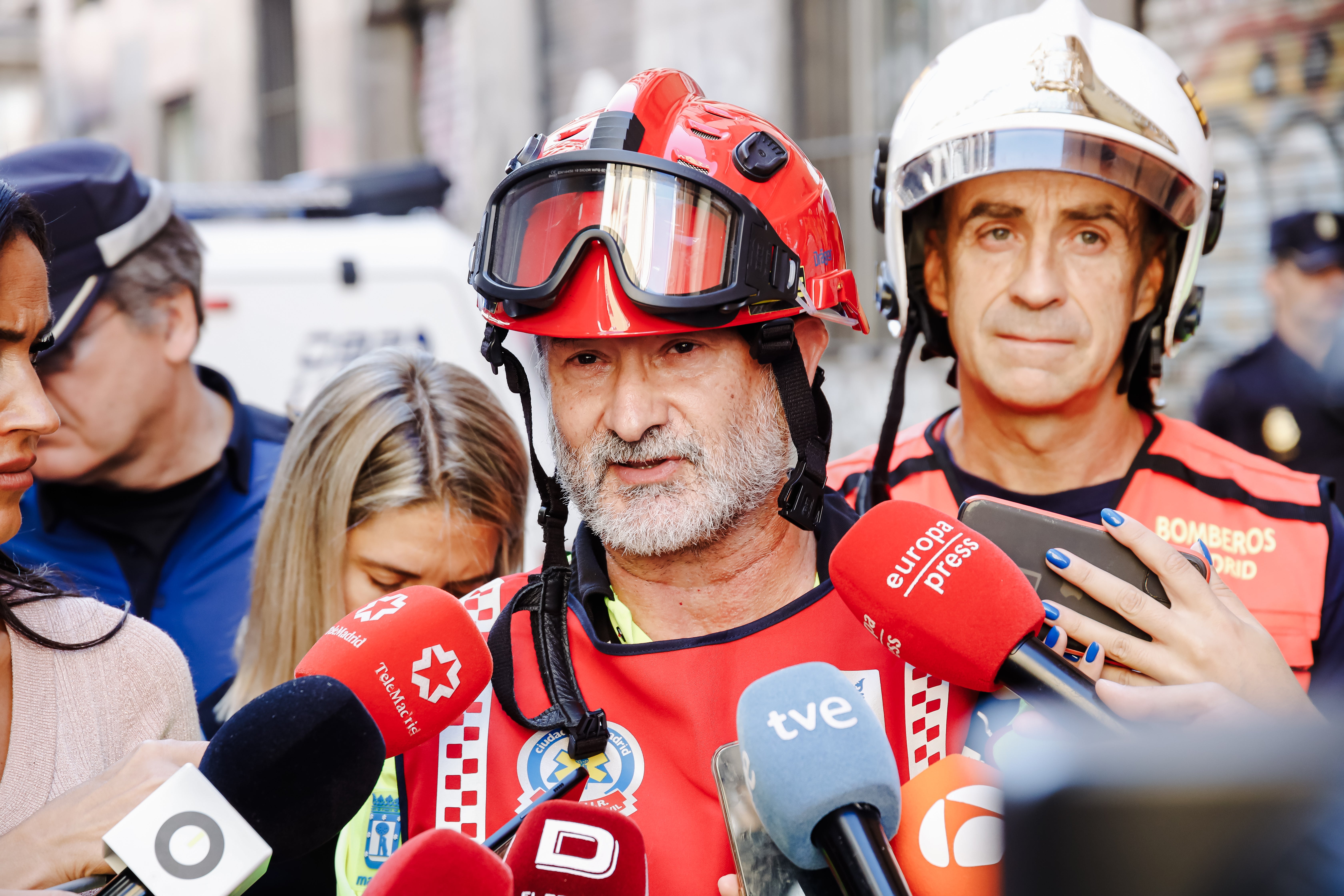 El jefe operativo del SAMUR Juan José Giménez Mediavilla.