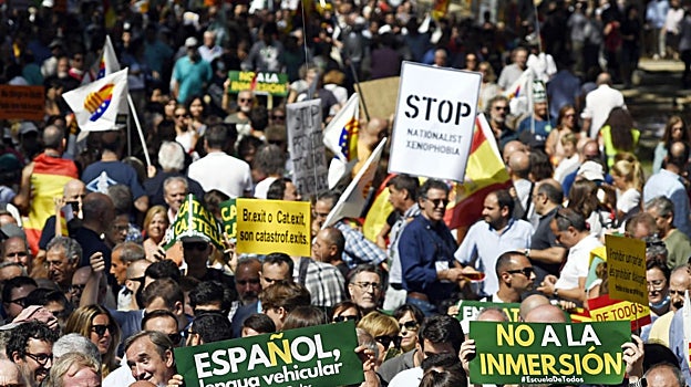 La asistencia a la marcha ha sido masiva