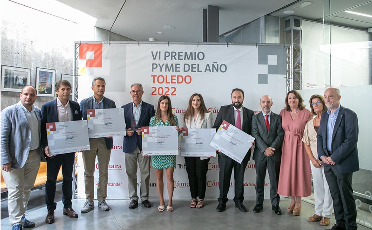 Galardonados con el premio Pyme del Año Toledo 2022