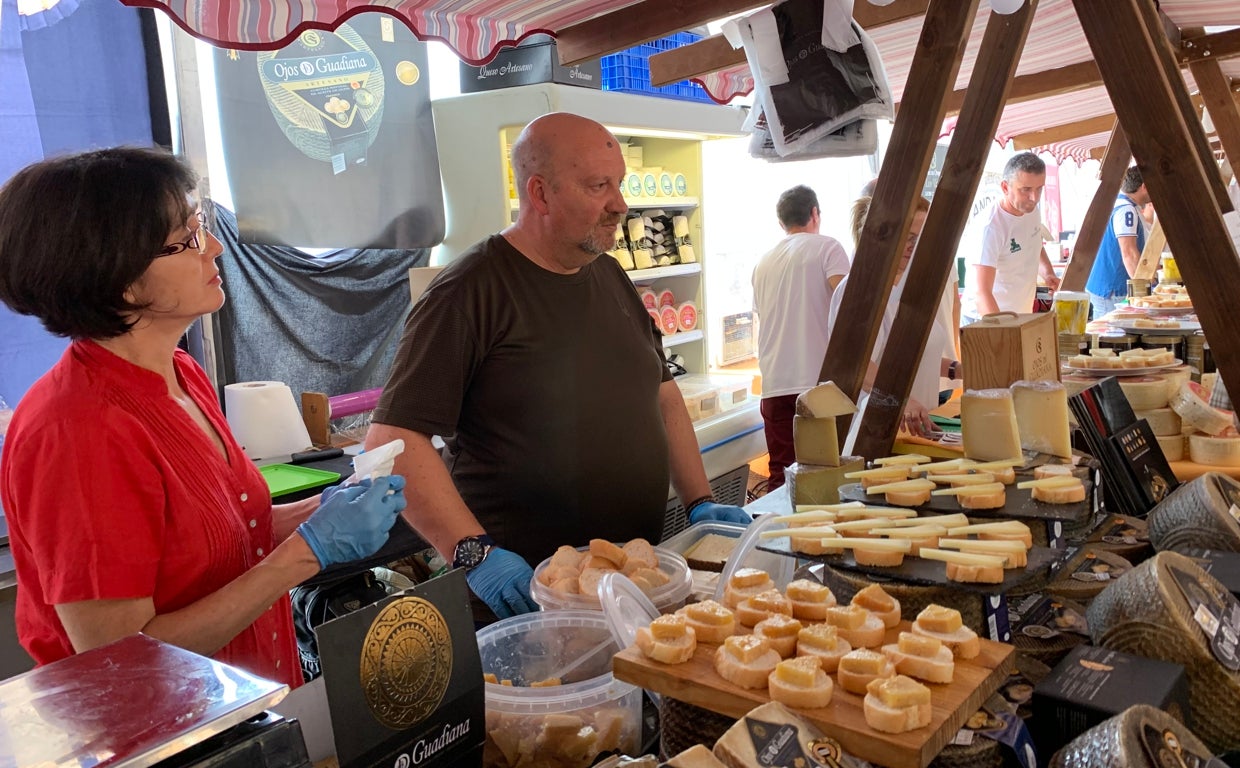 Una imagen de la Fiesta del Queso en 2019, su última edición presencial