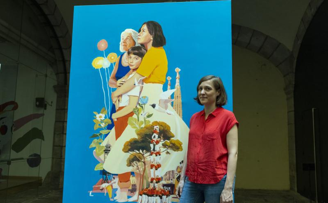 Carla Simón, durante la presentación del cartel de la Mercè de este 2022, en julio