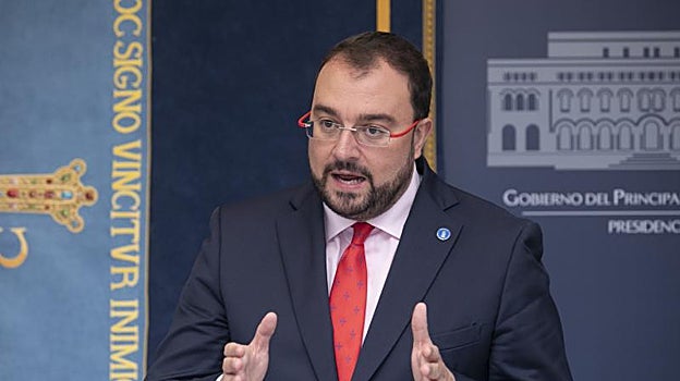 Adrián Barbón, presidente del Principado de Asturias
