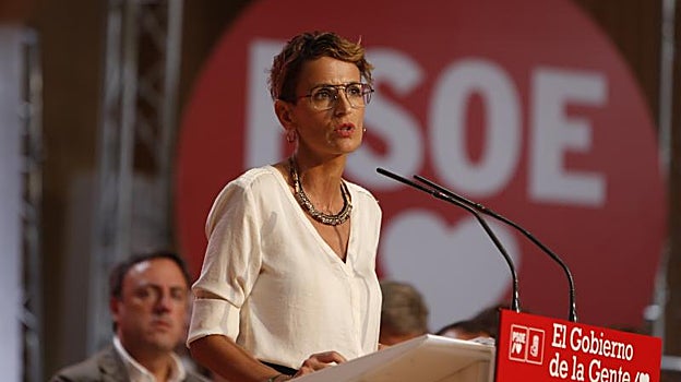 María Chivite, presidenta de la Comunidad Foral de Navarra
