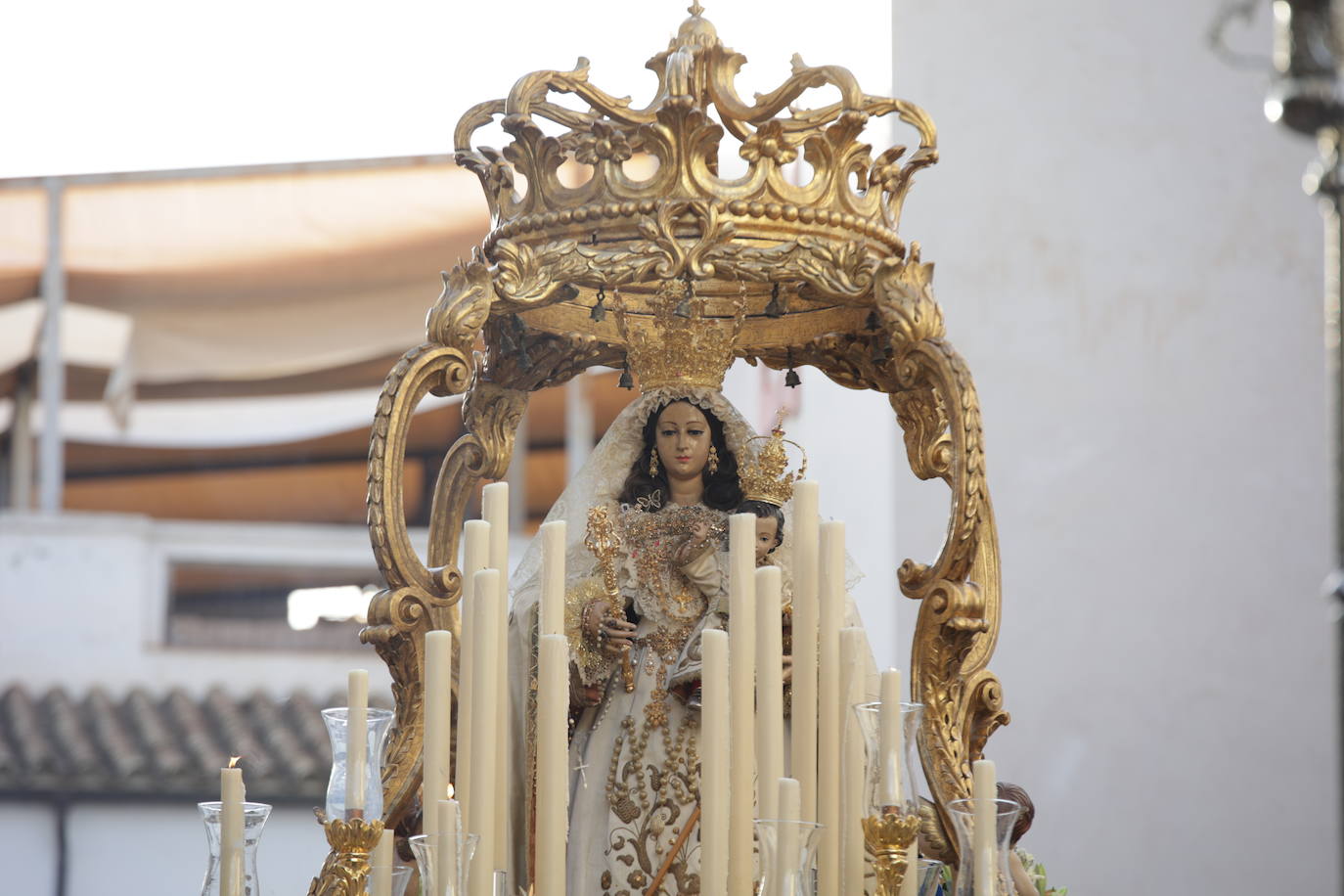 La procesión de la Virgen del Socorro por Córdoba, en imágenes