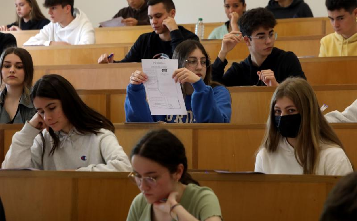 Selectividad en 2022, en Santiago de Compostela