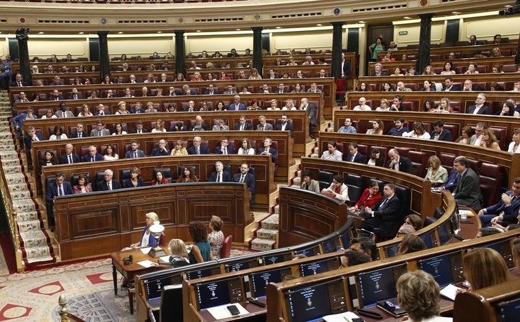 Sigue en directo la sesión plenaria del Congreso de los Diputados