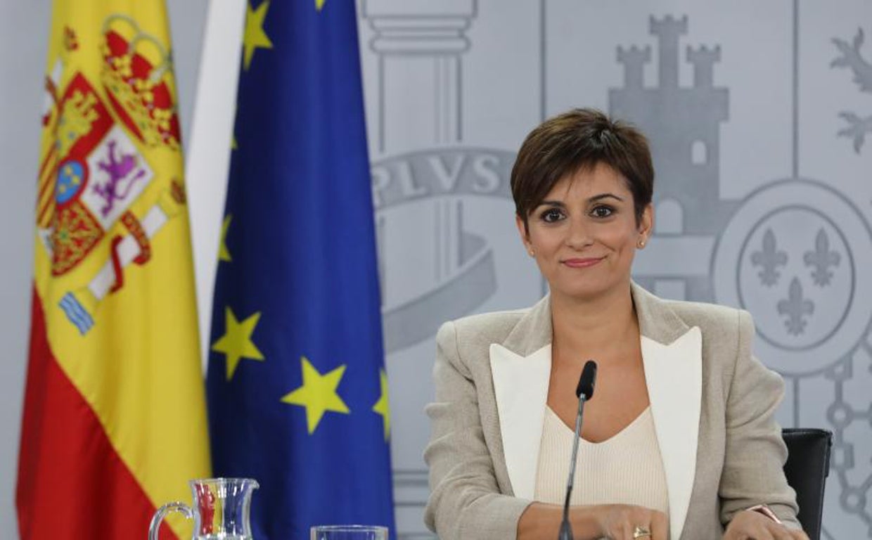 La portavoz del Gobierno, Isabel Rodríguez, tras el Consejo de Ministros