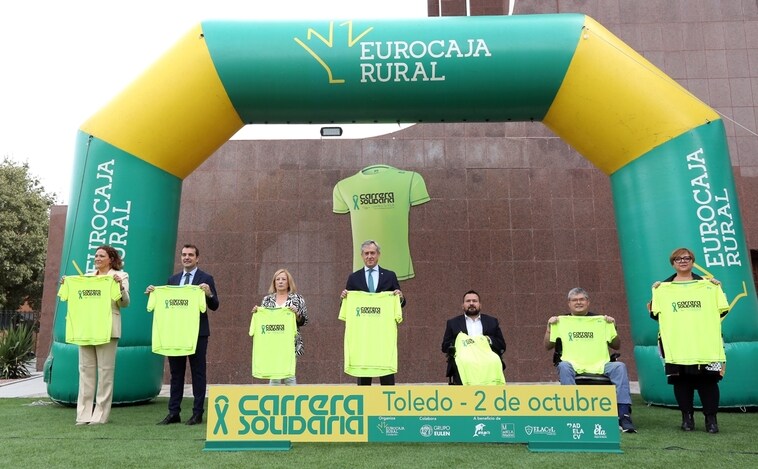 Toledo llenará sus calles este domingo para acelerar la cura de la ELA en la X Carrera Solidaria de Eurocaja Rural