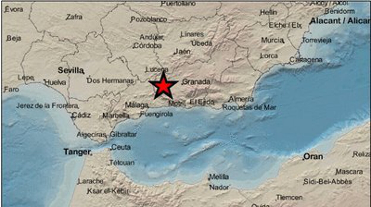 Un terremoto de 3.9 grados en Granada hace temblar a decenas de municipios en la provincia