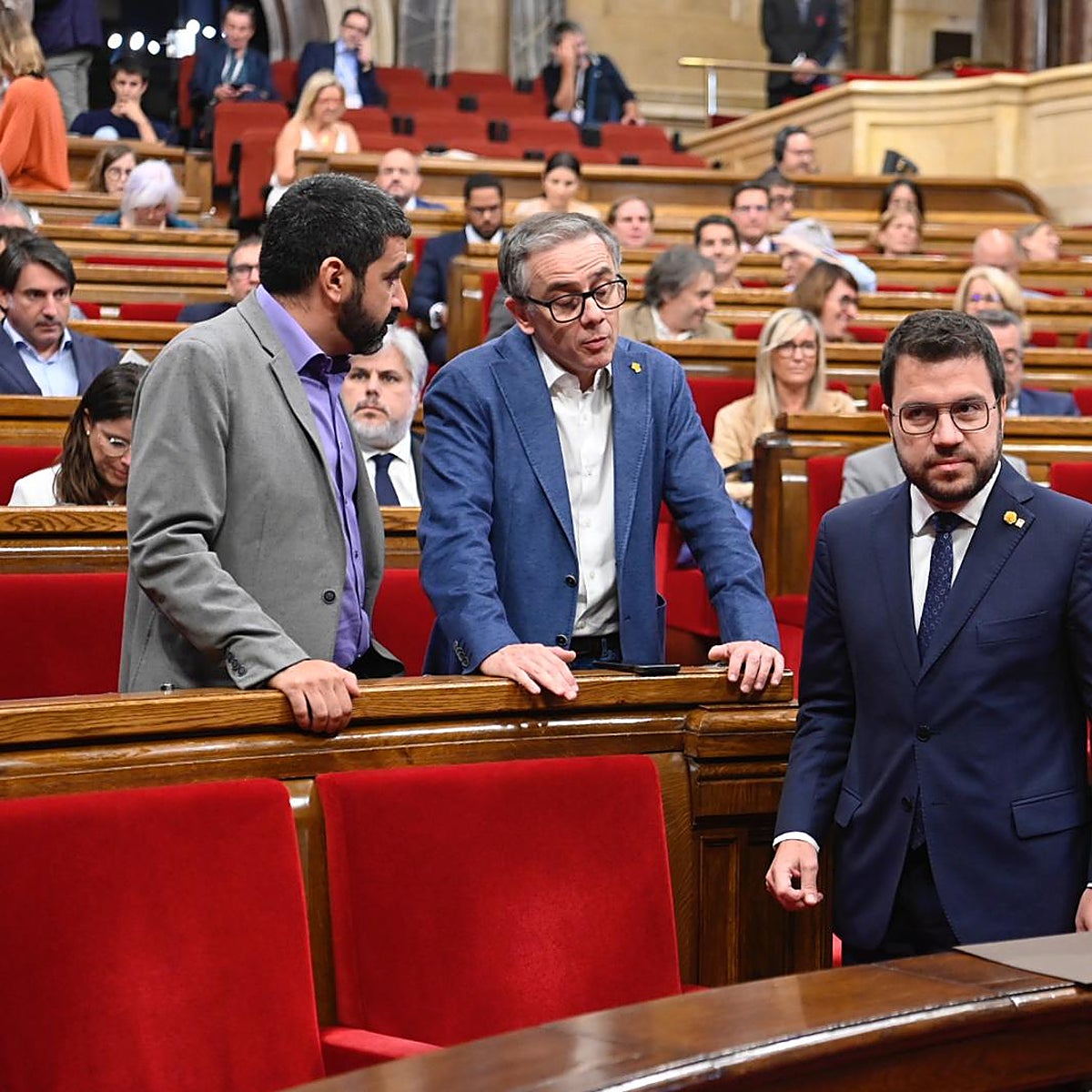 Aragonès, firme en seguir, pese a que Junts mantiene el pulso