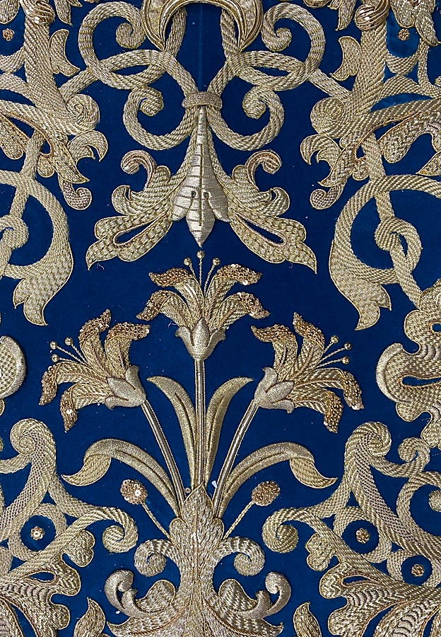 Piezas del manto ya montadas