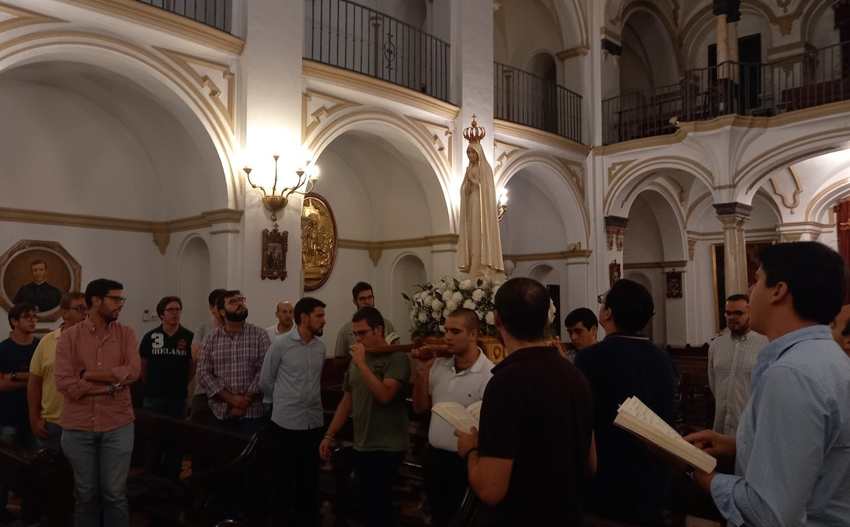 La Virgen de Fátima, en el Seminario