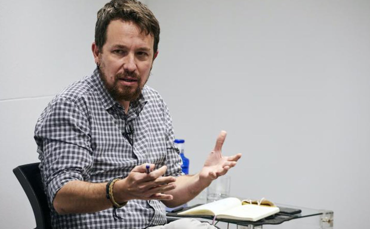 Pablo Iglesias, en un acto de noviembre de 2021