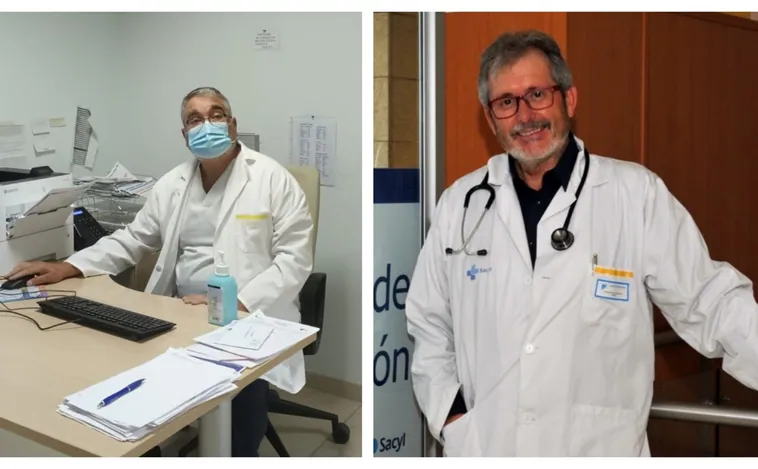 Ricardo Varona y Juan Manuel Garrote, médicos mayores de 65 años que funcionan en activo en Atención Primaria