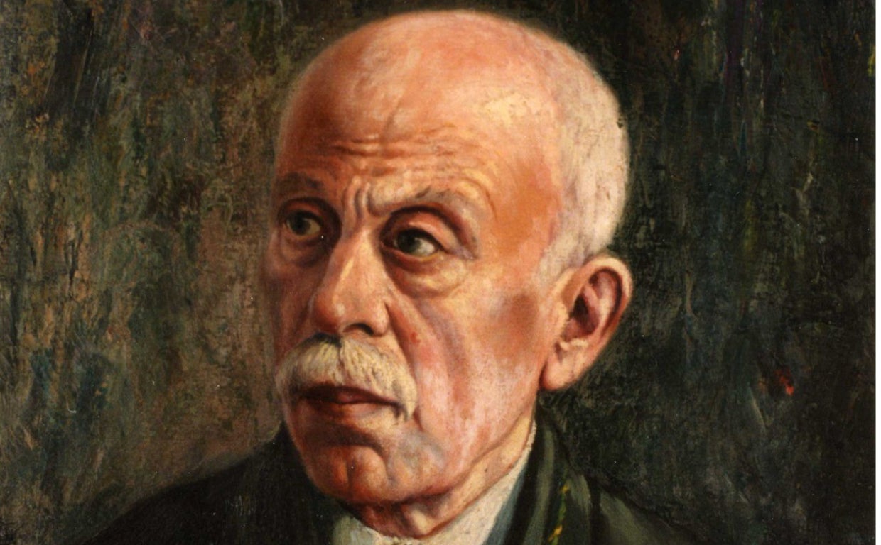 Juan García-Ramírez y Méndez (1847-1934), arquitecto municipal de Toledo ente 1877 y 1929. Retrato realizado por Federico González. Real Academia de Bellas Artes y Ciencias Históricas de Toledo