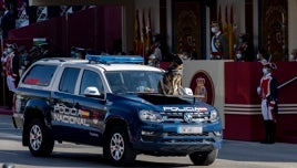 Cinco años desde que la Policía Nacional comenzó a participar en el desfile del 12-O