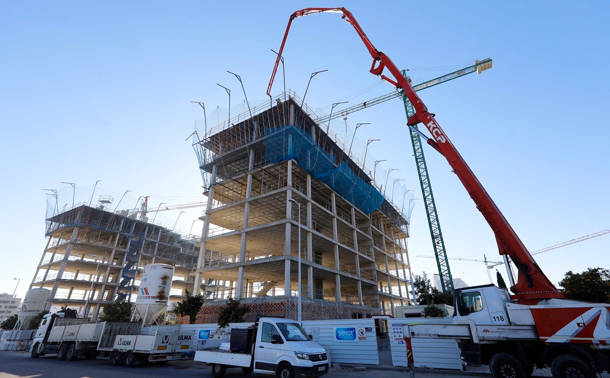 Viviendas en construcción en Córdoba