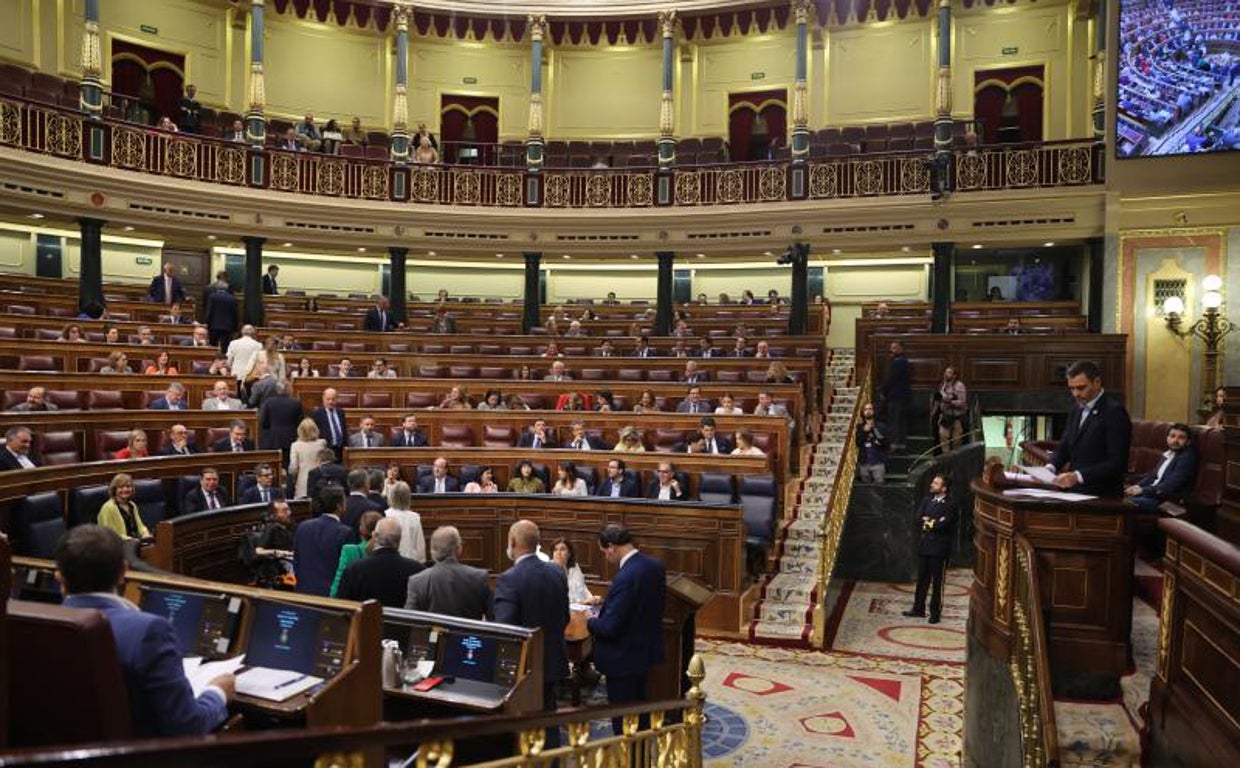 Celebración del Pleno del Congreso el miércoles 13 de octubre de 2022