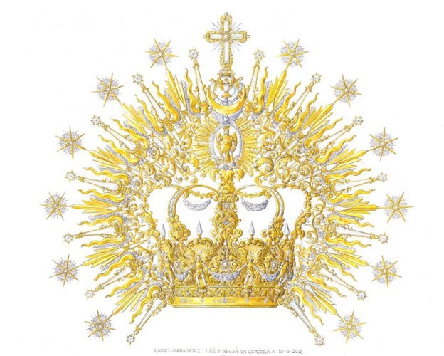 Diseño de la corona, de Manuel Valera