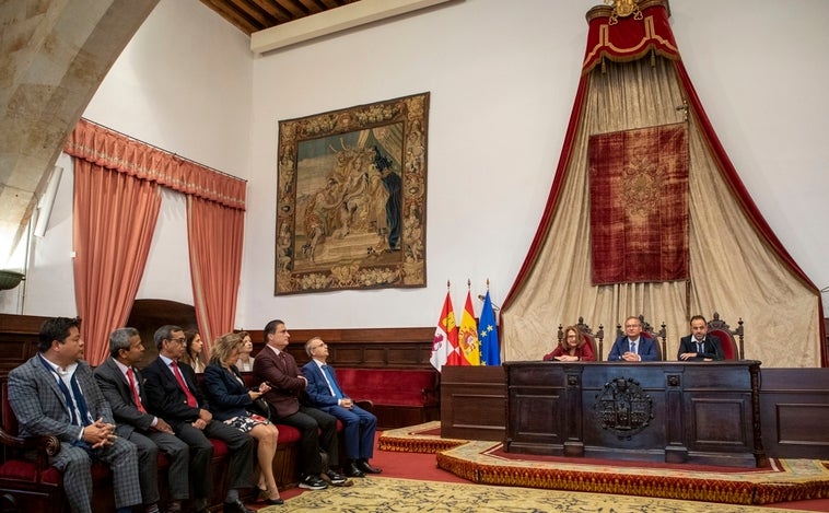 Embajadores de todo el mundo reconocen a Salamanca como «cuna de los derechos humanos»