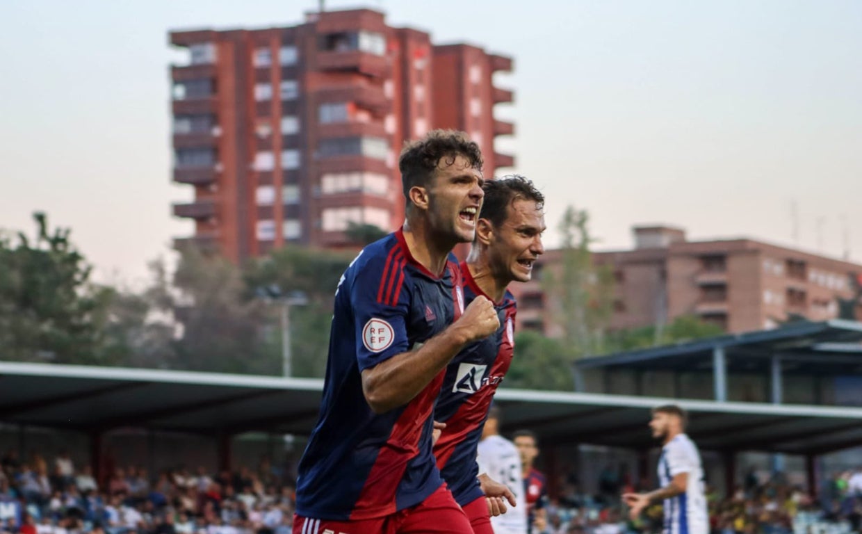 Alayeto y David Rodríguez, los autores de los goles