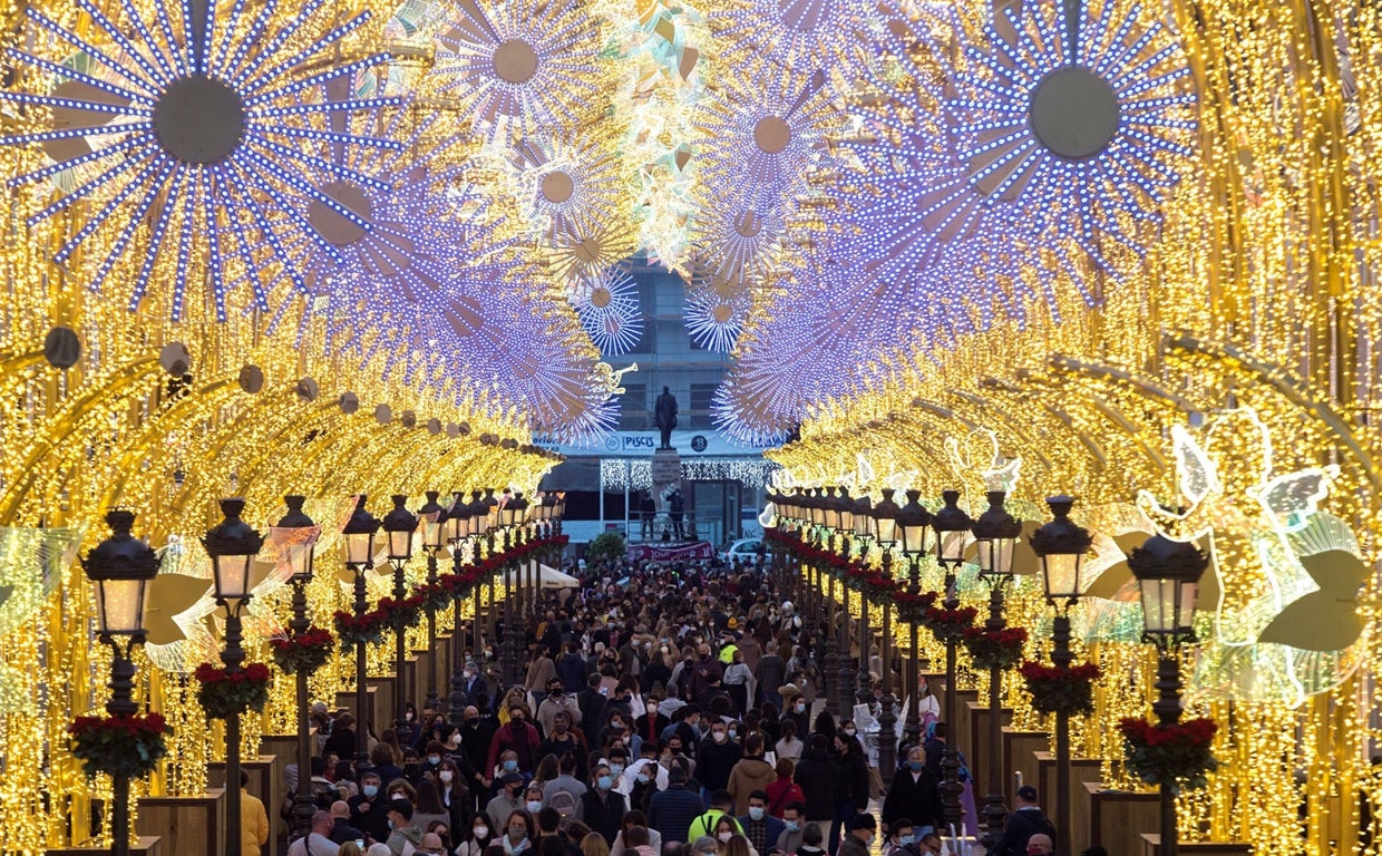 Luces de Navidad en Málaga