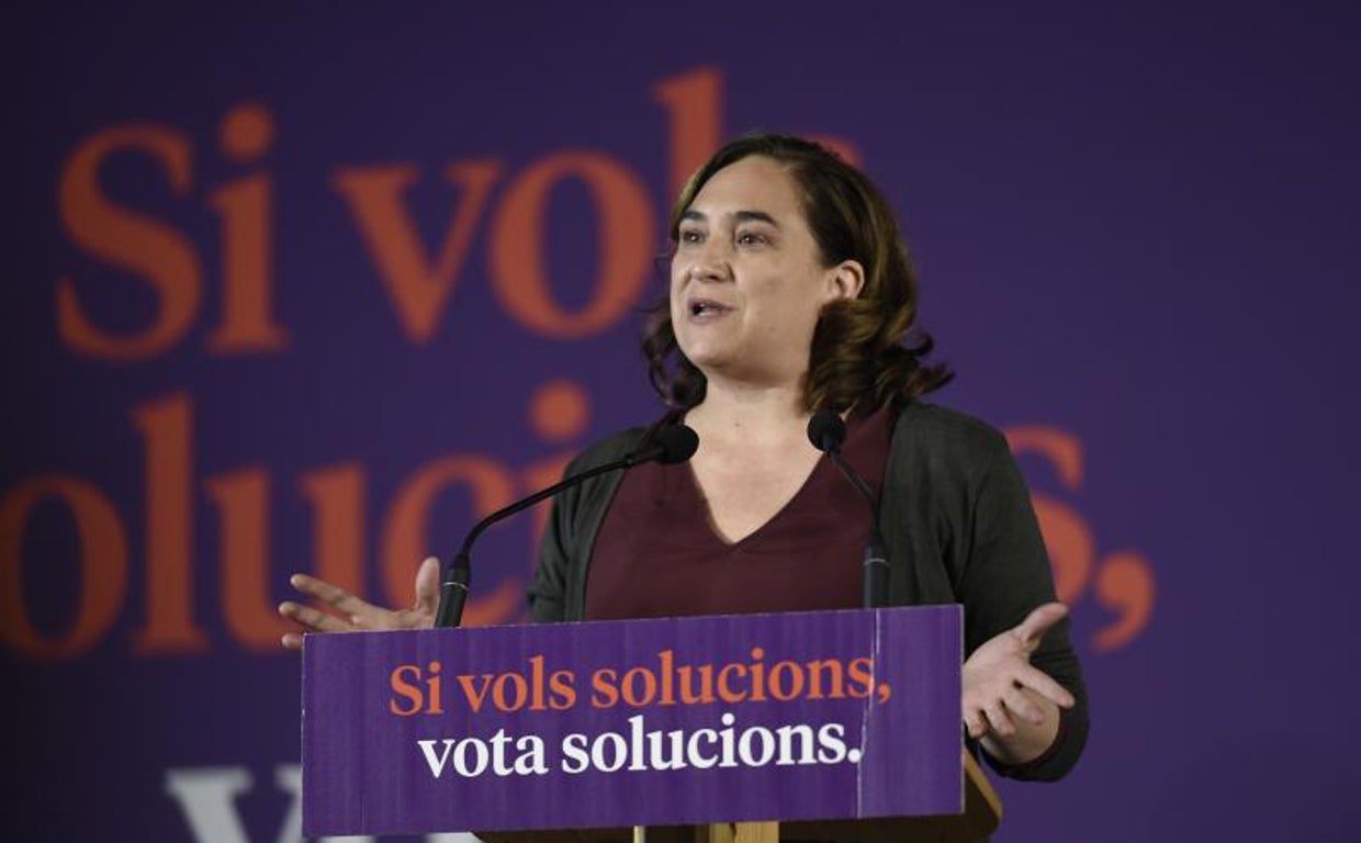 La alcaldesa de Barcelona, Ada Colau