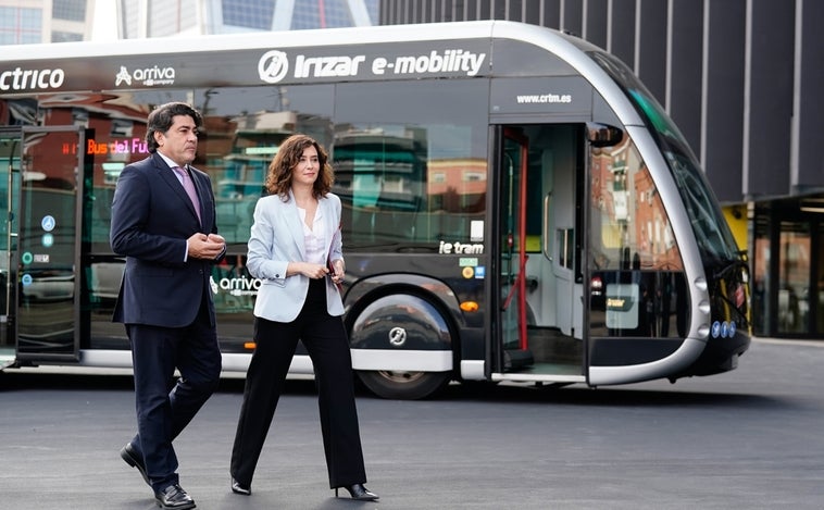 Buses eléctricos y con prioridad en los semáforos para los futuros barrios del norte y sureste de Madrid