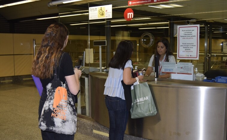 Metro de Valencia gratis: cómo pedir la cita previa para el Abono Temporal Joven Gratuito