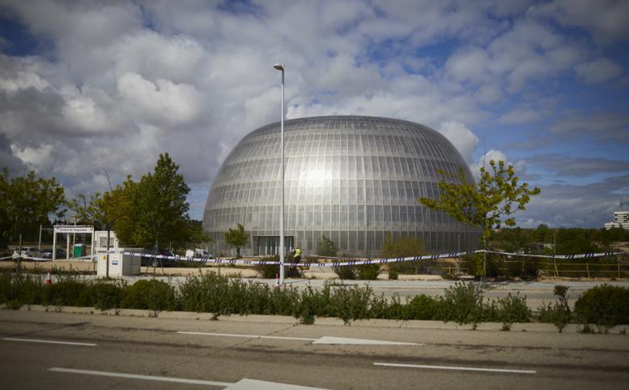 Los terrenos del proyecto de la Ciudad de la Justicia, en Valdebebas