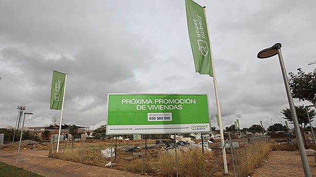 Parcela en la que el Grupo Ferrocarril construirá su promoción de viviendas en Córdoba