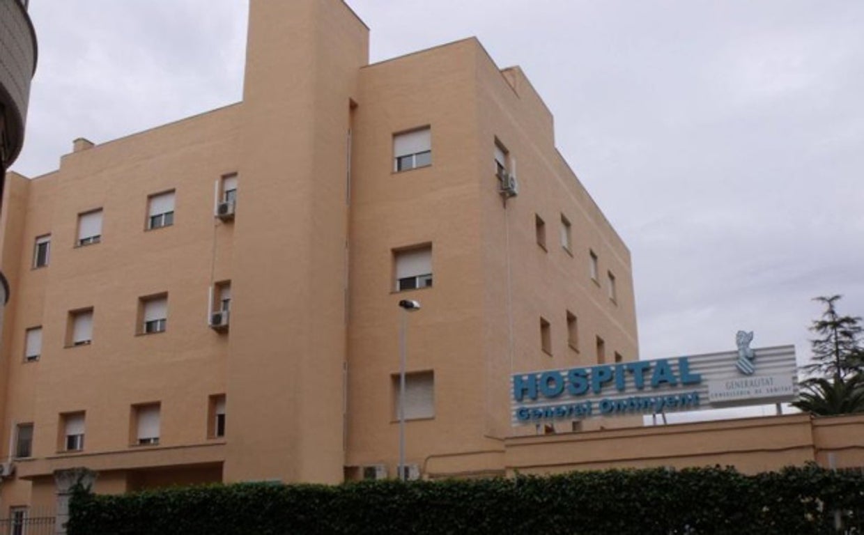 Imagen de archivo de la fachada del Hospital General de Ontinyent (Valencia)