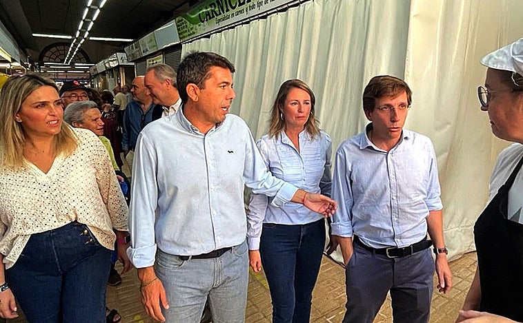 Almeida confía a Mazón que la Comunidad Valenciana «vuelva a ser motivo de orgullo en toda España»