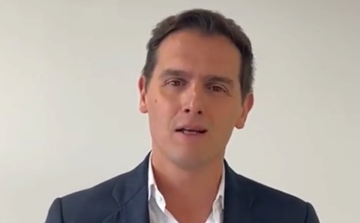 Albert Rivera, en su vídeo sobre el curso